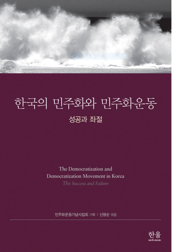 한국의 민주화와 민주화운동 - 성공과 좌절 표지 이미지